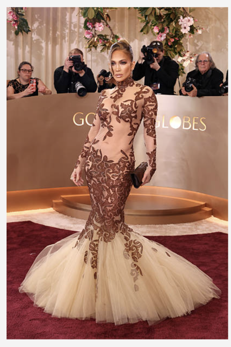 JEnnifer Lopez Golden Globes alfombra 2026