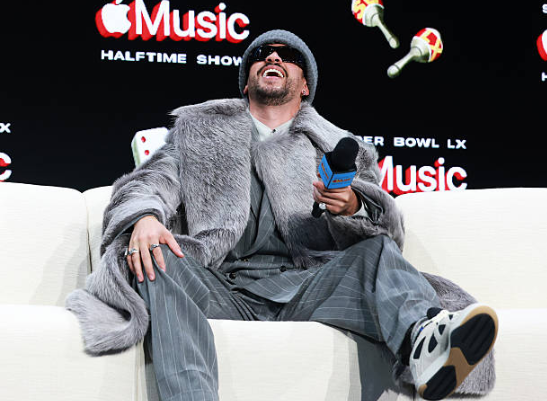 Conferencia de prensa de Bad Bunny en el Super Bowl