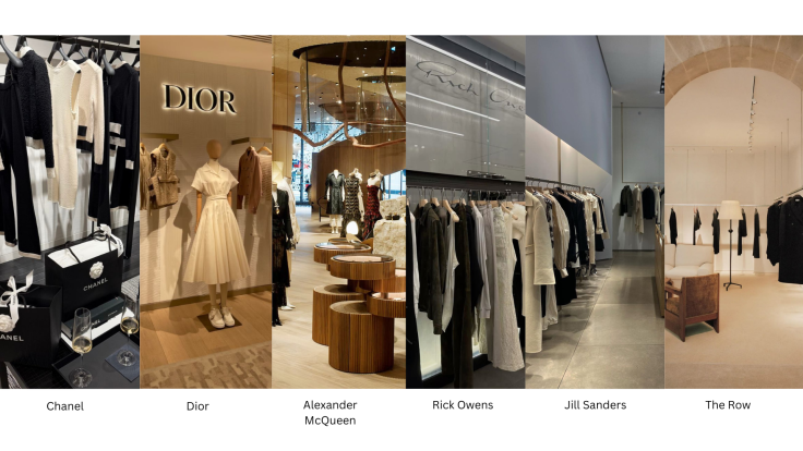 boutiques de diseñadores europeos