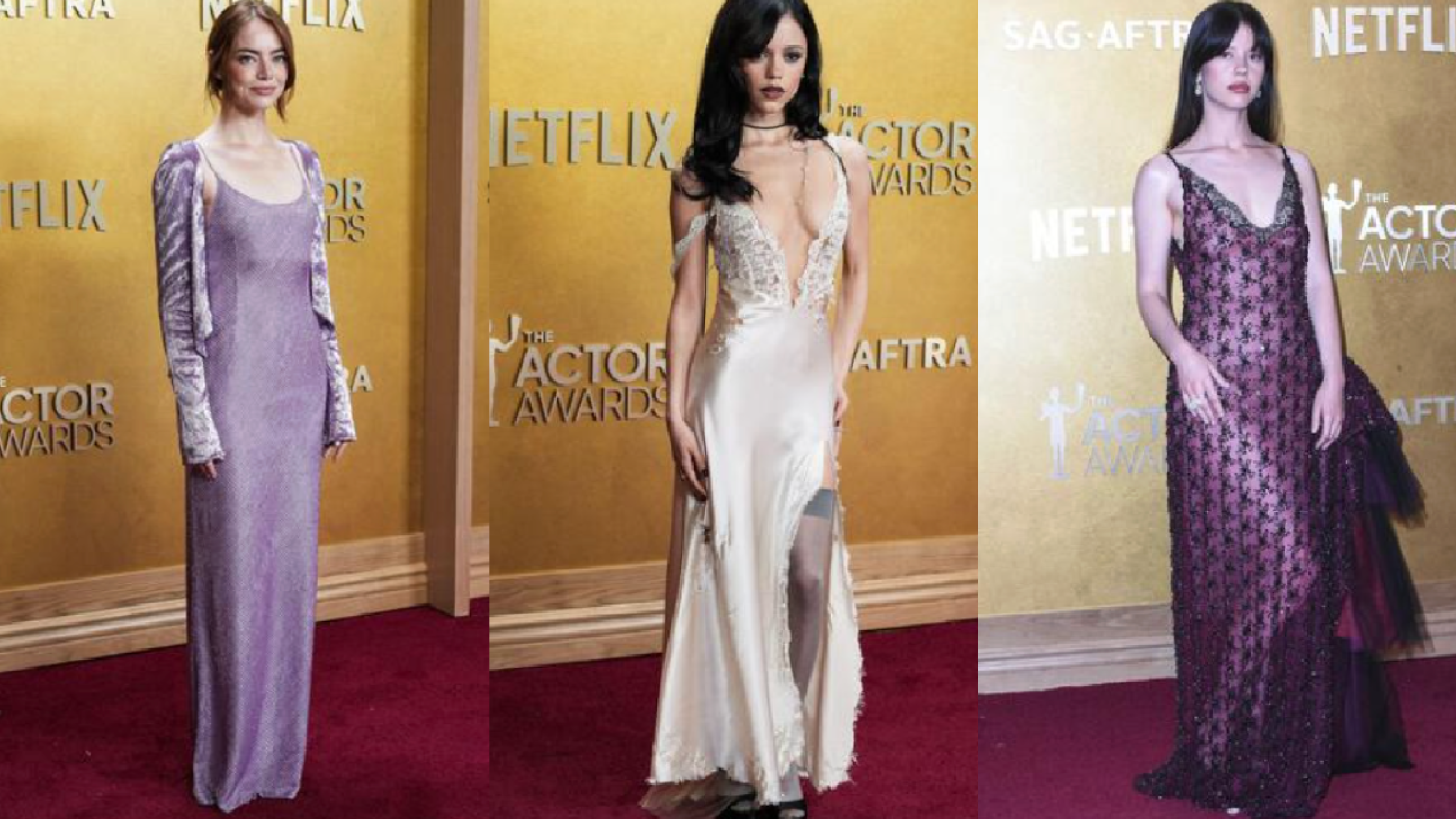 Los mejores vestidos de los actors awards 2026 alfombra