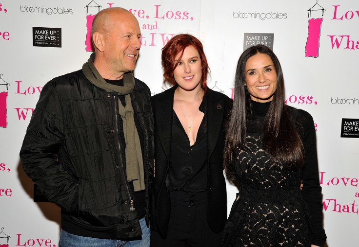 Bruce Willis, Rumer Willis y Demi Moore