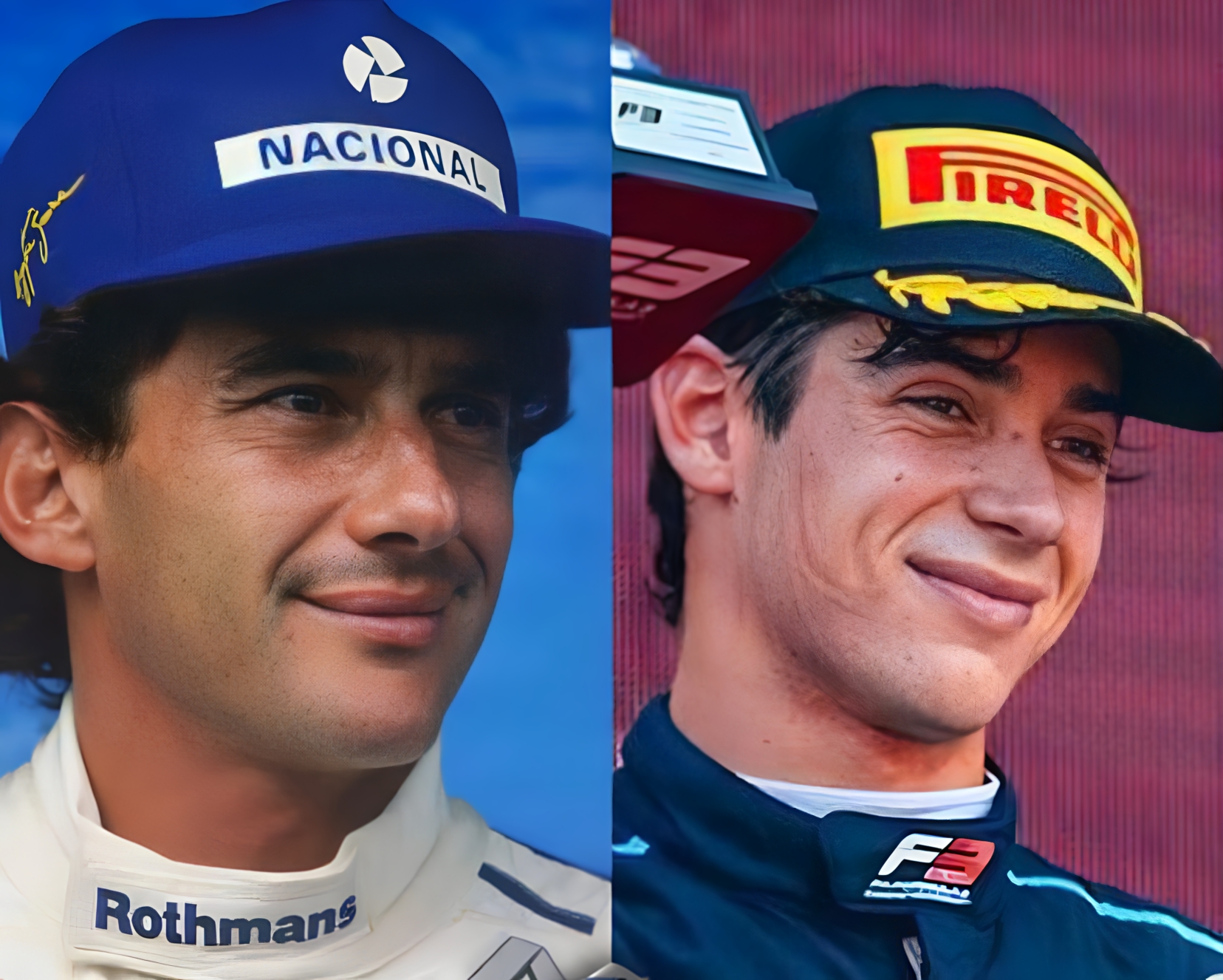 ¿Reencarnación o familia? Fans de F1 ven a Franco Colapinto y Ayrton ...