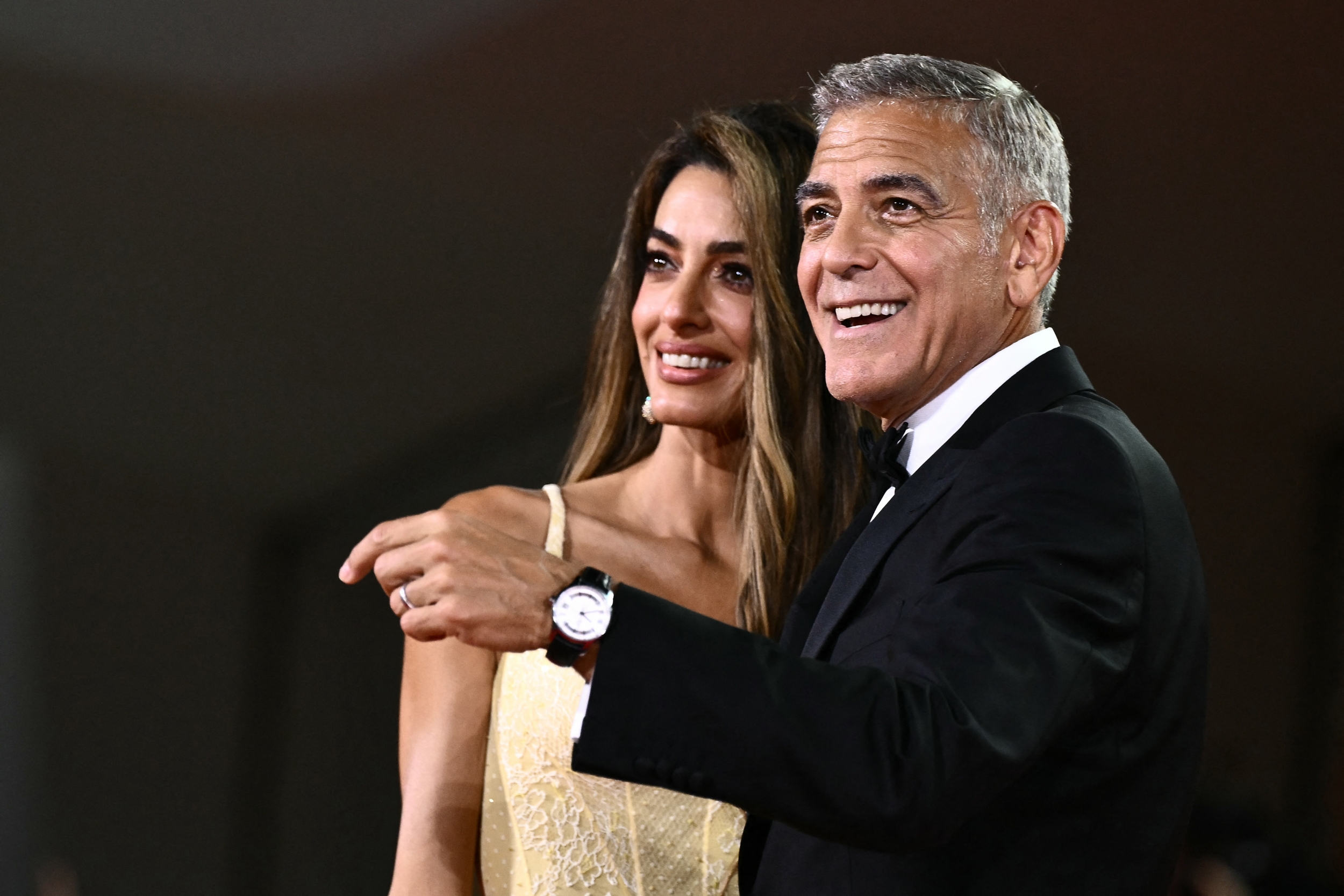 George y Amal Clooney