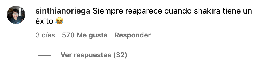 Comentarios en la publicacin de Gerard Piqu