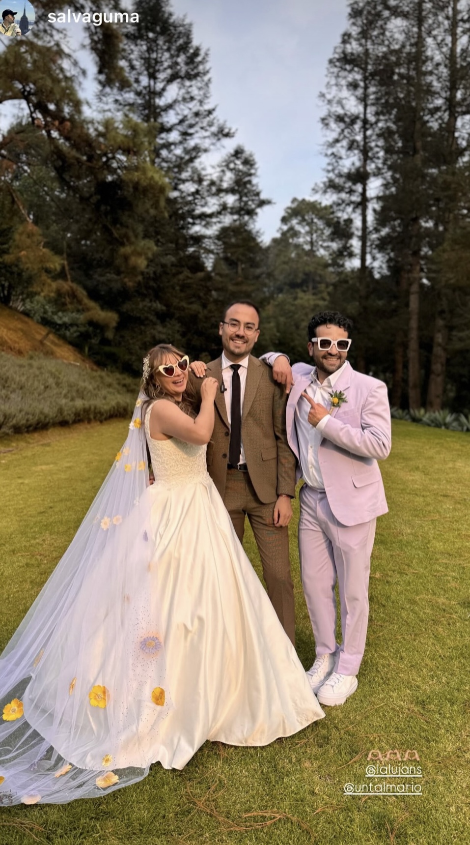 As fue la boda de Daniela Lujn y Mario Monroy