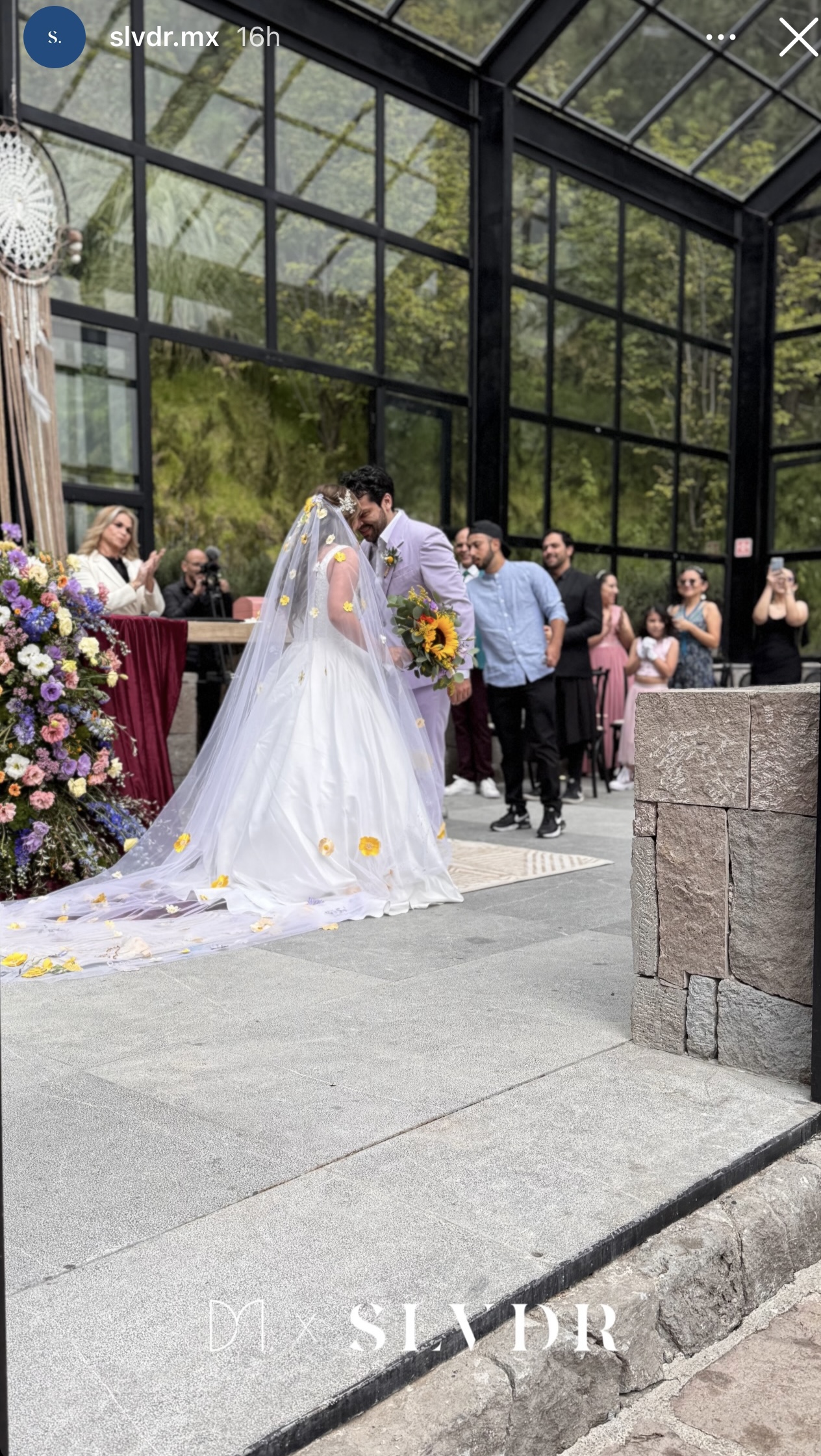 As fue la boda de Daniela Lujn y Mario Monroy