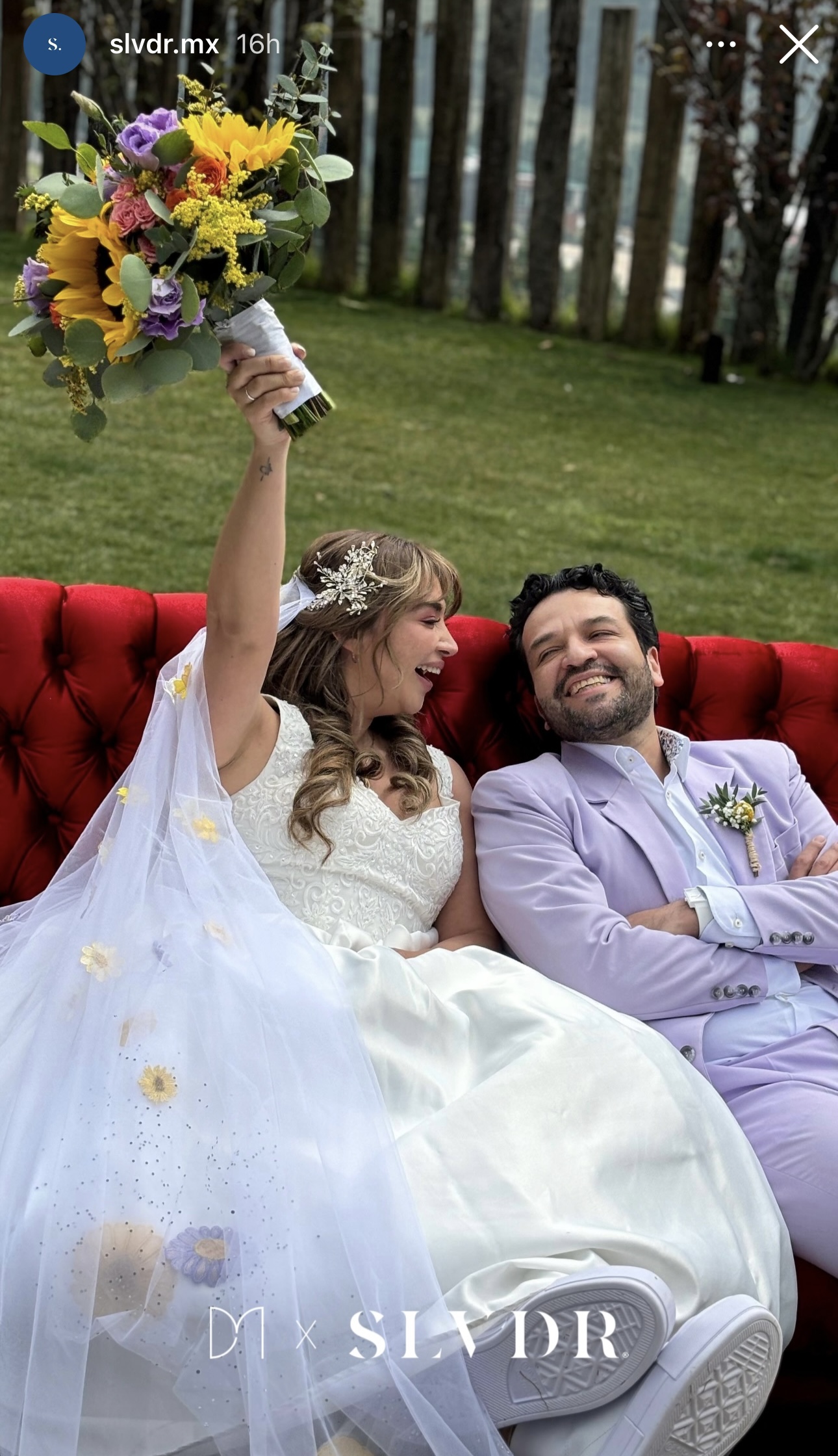 As fue la boda de Daniela Lujn y Mario Monroy