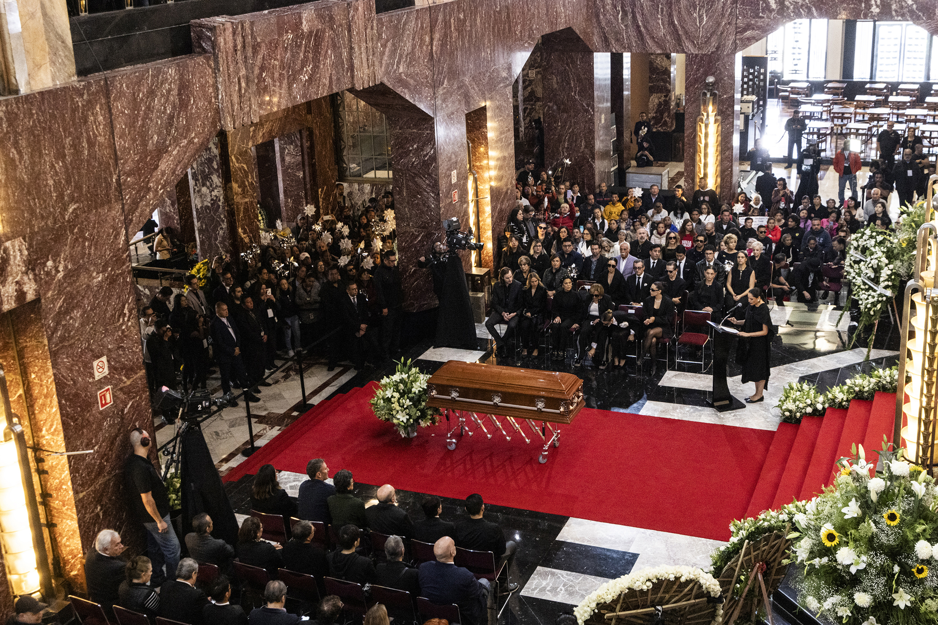 Funeral Silvia Pinal en Bellas Artes