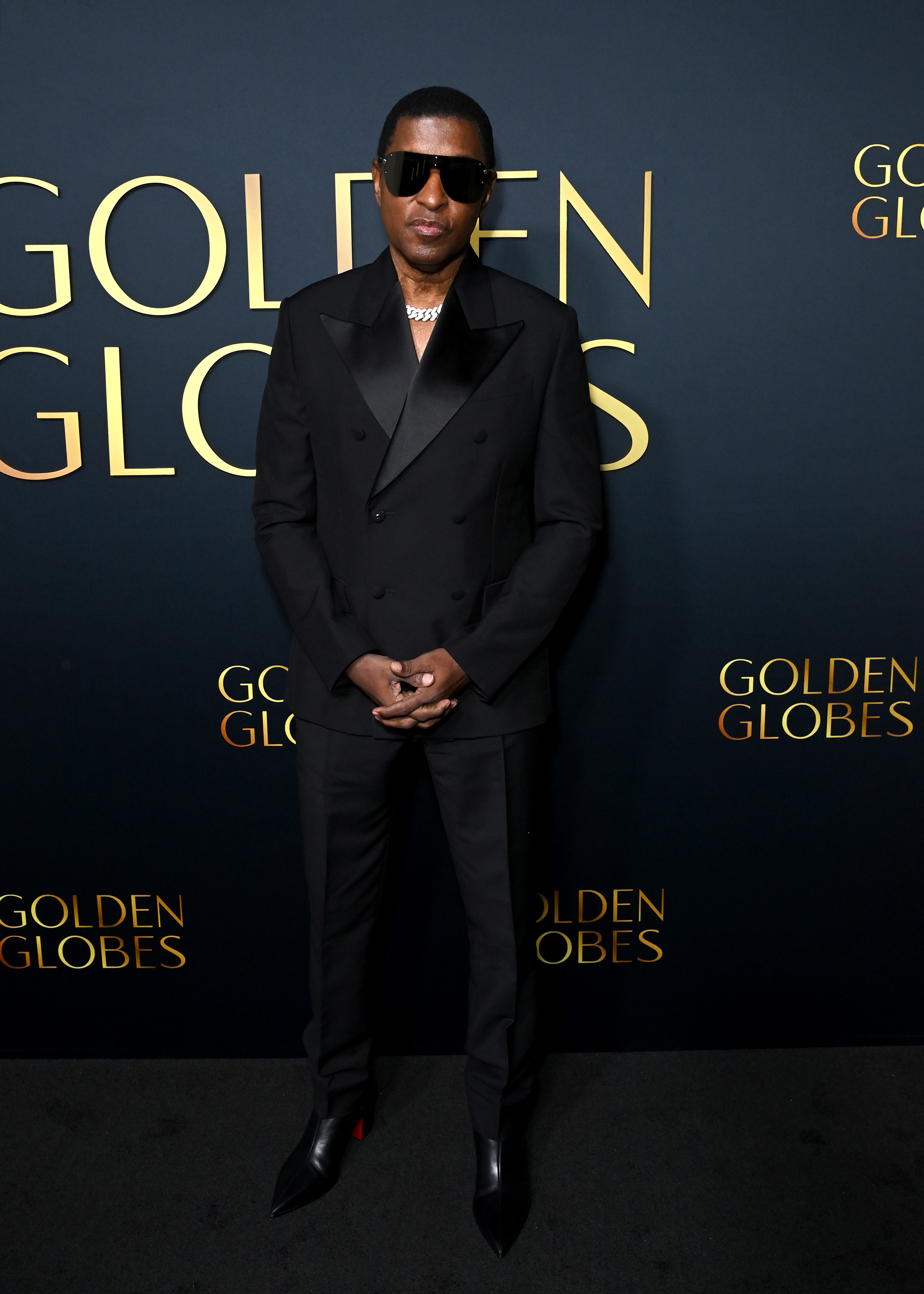 Alfombra roja de los globos de oro 2025 Babyface