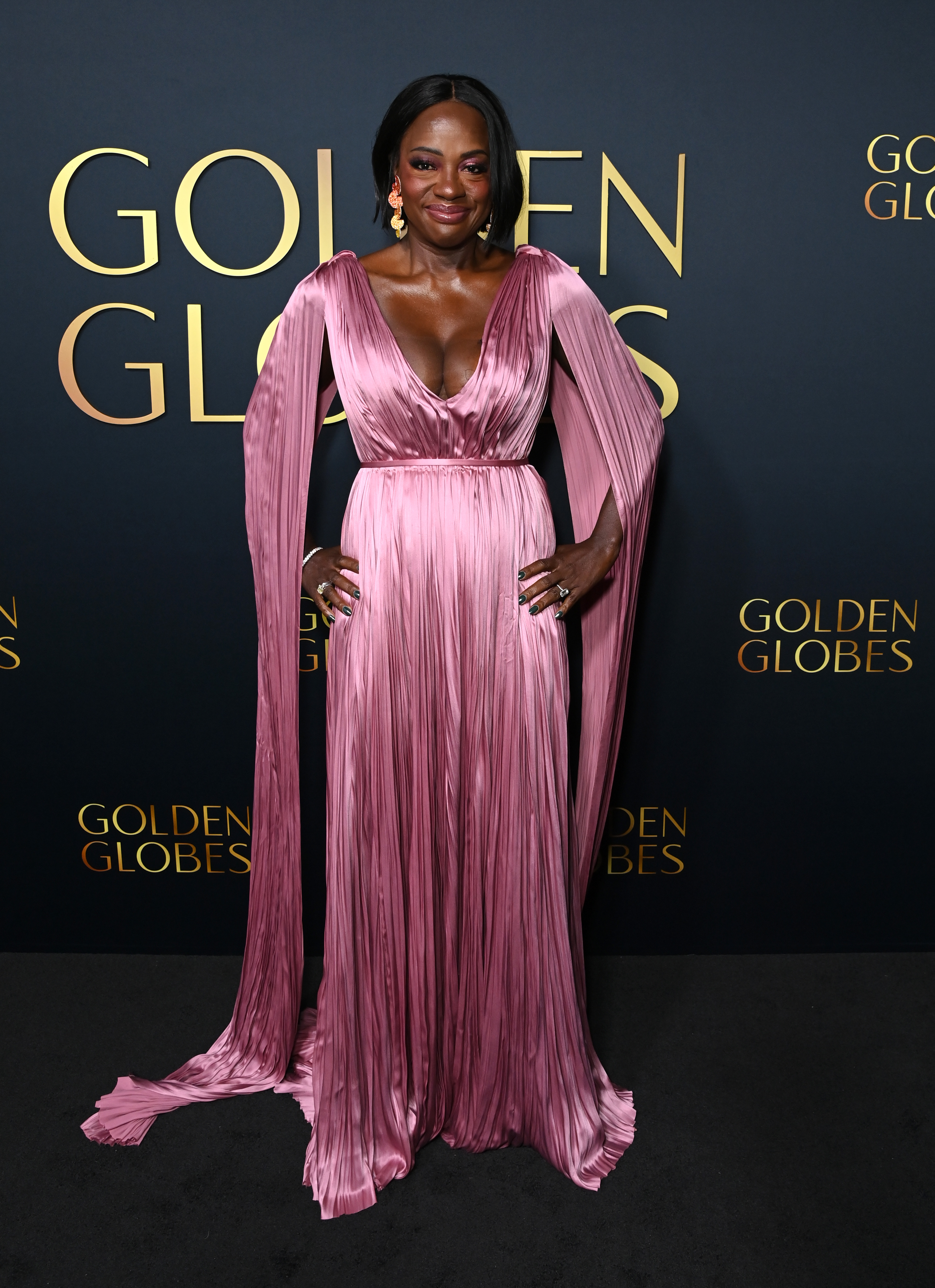 Alfombra roja de los globos de oro 2025 Viola Davis