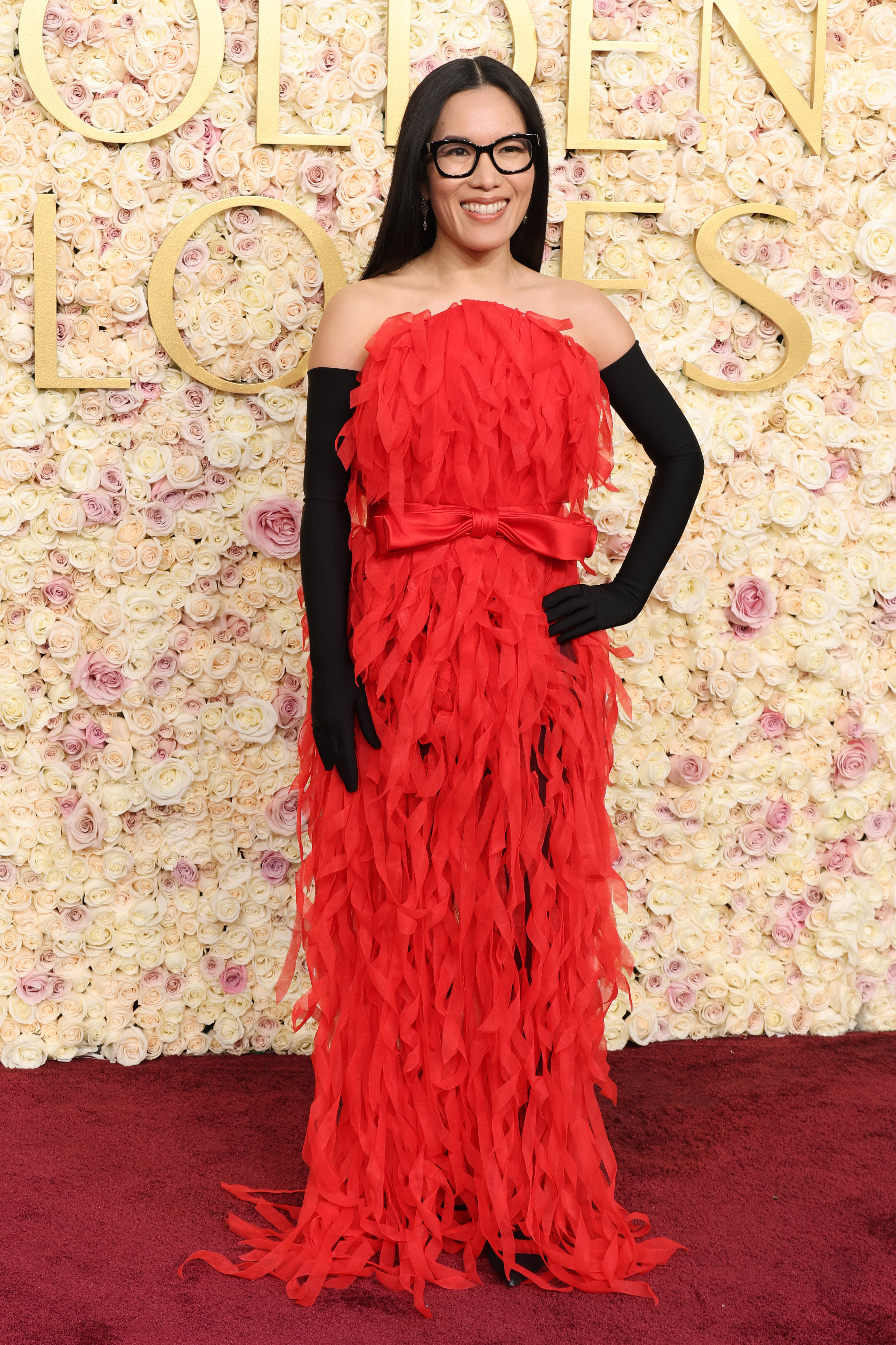 La moda en los Golden Globes famosos en la alfombra