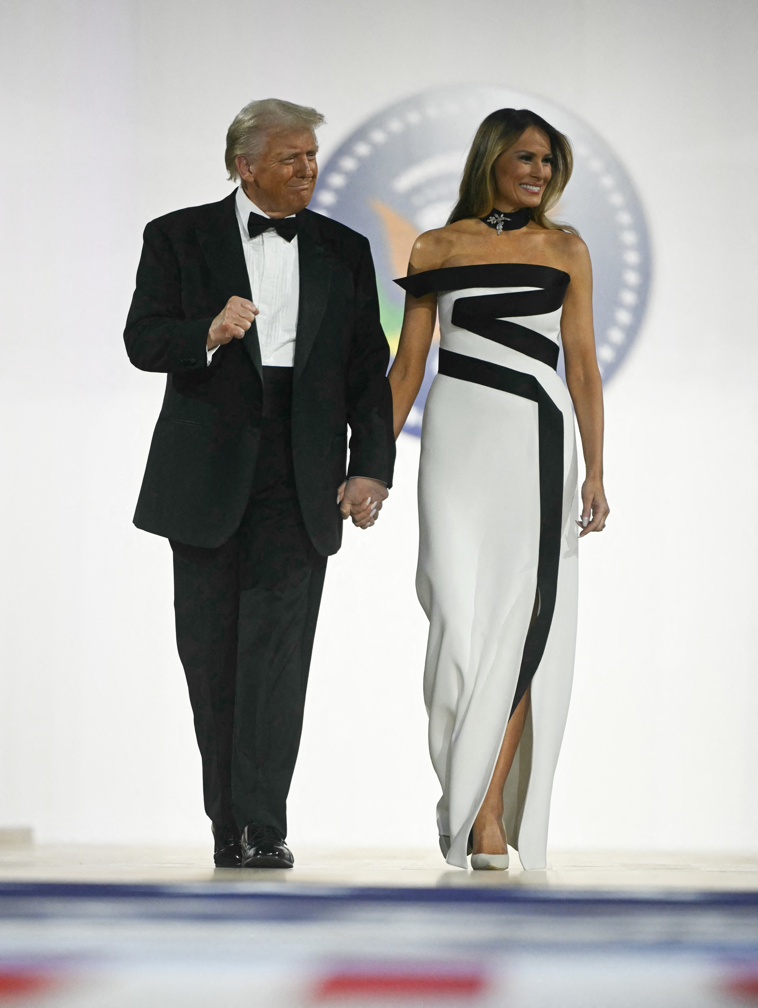 Galas de inauguracin de Trump la moda 