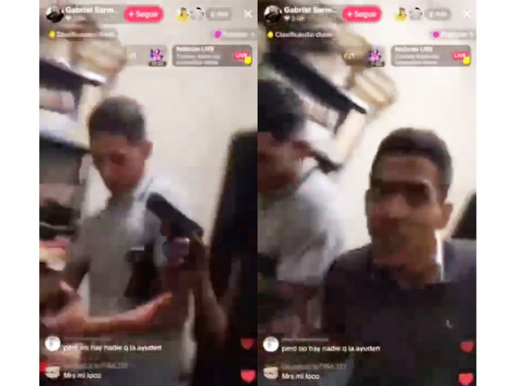capturas de pantalla del asesinato de sarmiento tiktok