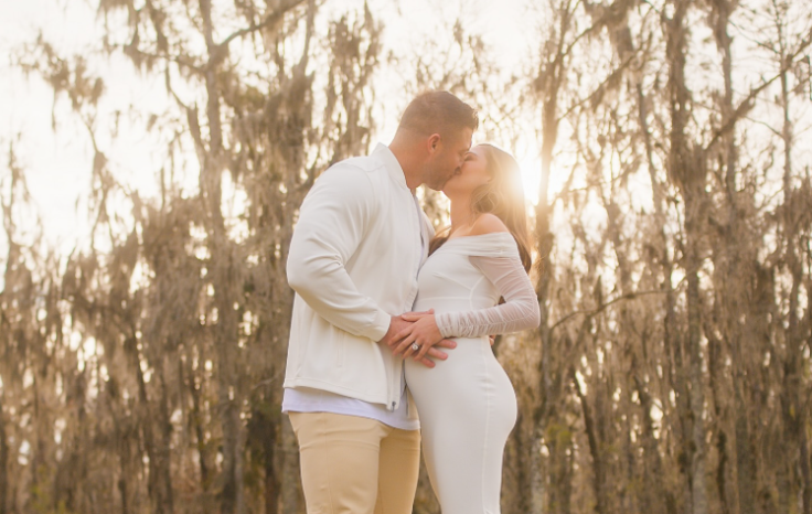 Tim Tebow con su esposa Demi-Leigh Tebow