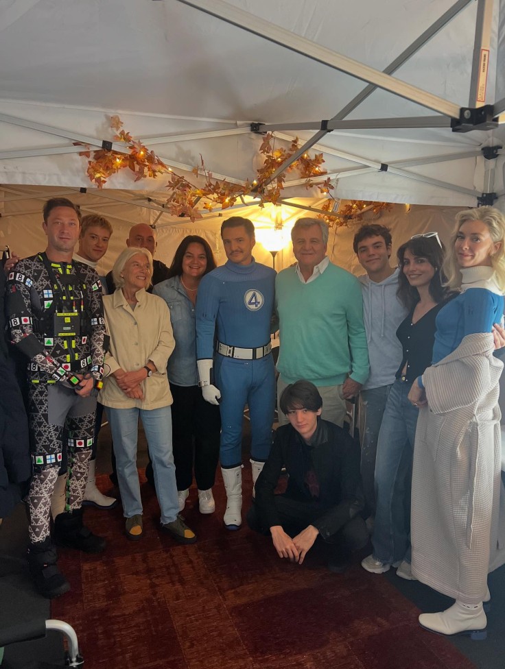 Familia de Pedro Pascal en el set de Fantastic Four