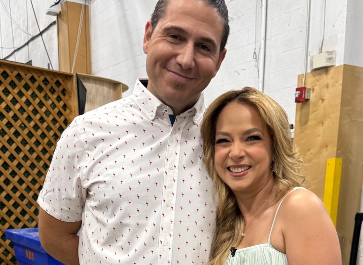 Encuentro del Chef James y Adamari Lopez en Univision Miami