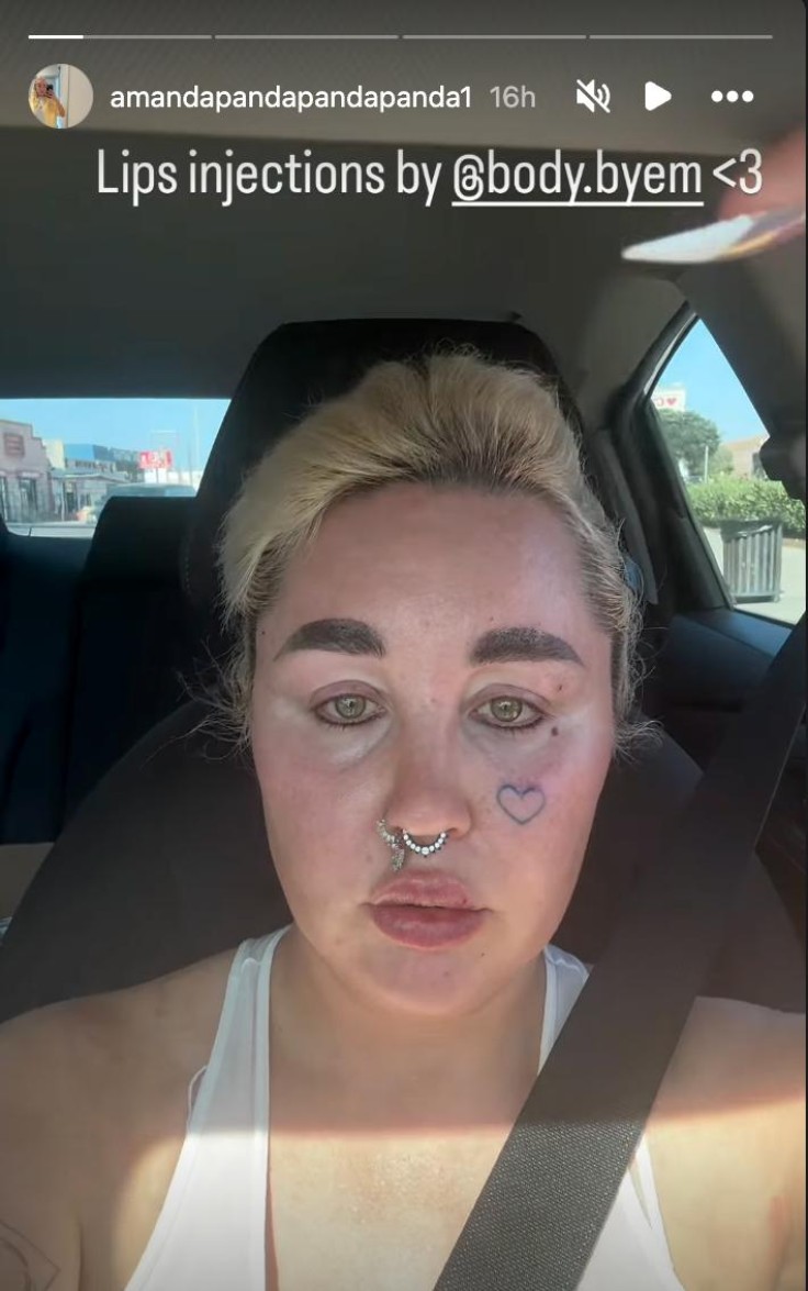 Historia de Instagram de Amanda Bynes