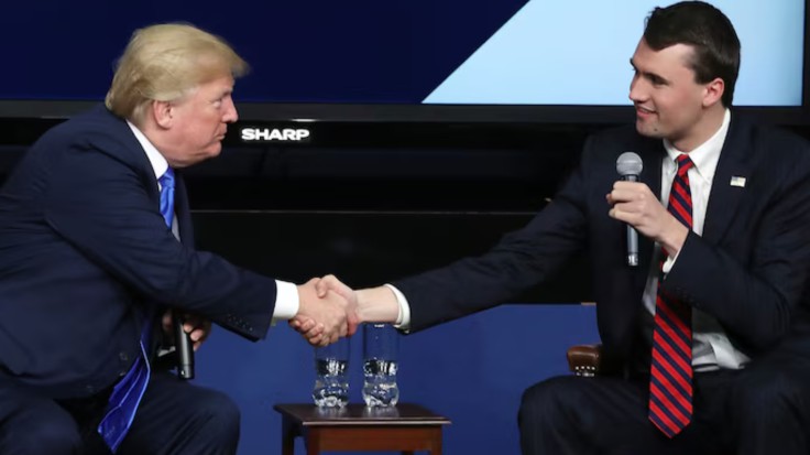 Dentro de la relación de Charlie Kirk y Trump