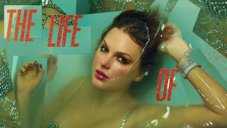 Póster del álbum Taylor Swift en The Life of a Showgirl