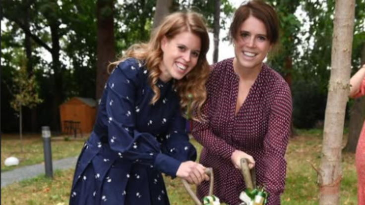 La princesa Eugenia y la princesa Beatriz
