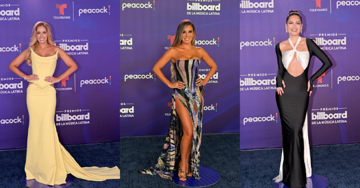 LA alfombra azul de los Latin billboard