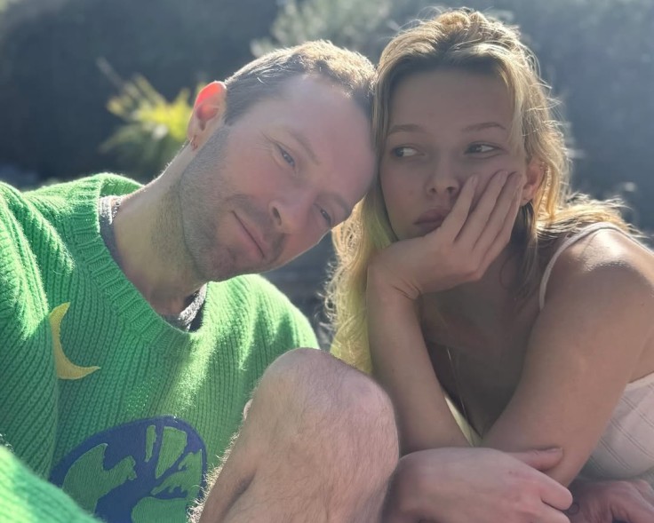 Chris Martin con su hija Apple Martin
