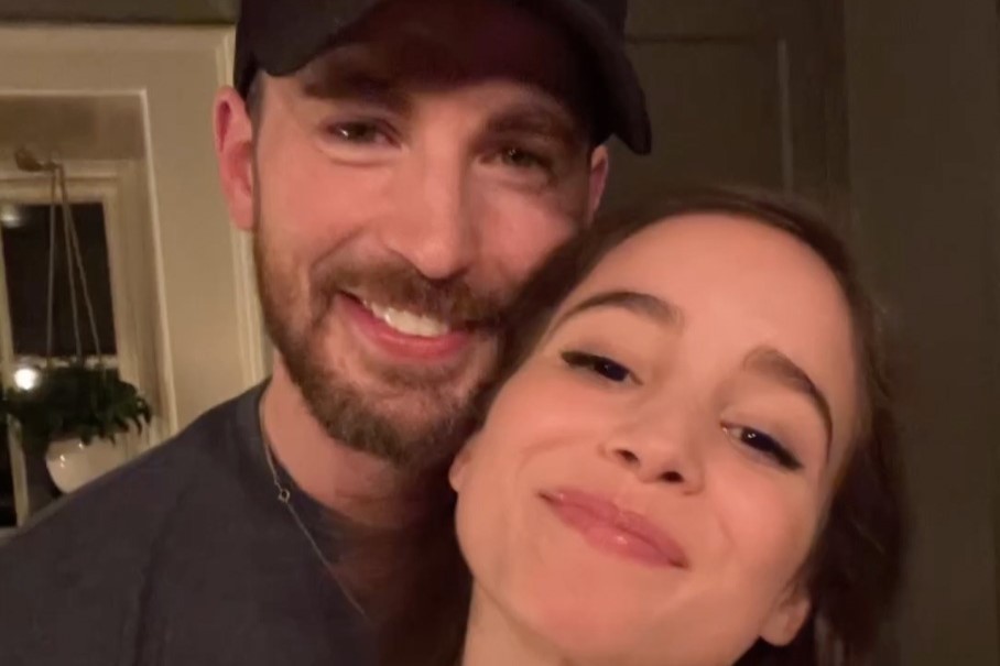 Chris Evans y Alba Baptista Chris Evans y Alba Baptista